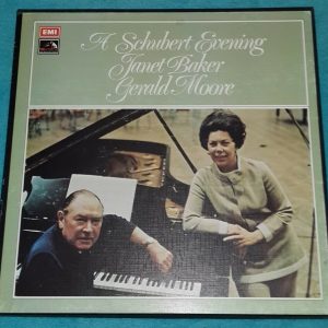 A Schubert evening Janet Baker , Gerald Moore EMI HMV SLS 812 2 LP Box EX
