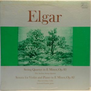 Alan Loveday / Leonard Cassini / Aeolian String – Elgar : String Quartet DOVER