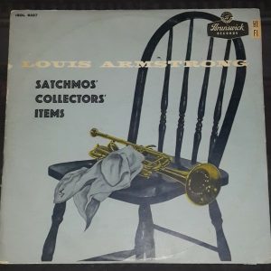 Armstrong ‎Satchmo’s Collector’s Items  Brunswick ISDL 8327 Israel 50’s LP Rare