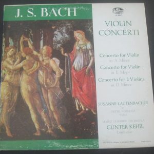 BACH Violin Concerti LAUTENBACHER / VORHOLZ / KEHR ALLEGRO (VOX) AR 88057 lp