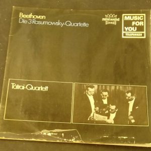BEETHOVEN – 3 Rasumowsky Quartets TATRAI QUARTET Telefunken 2 LP