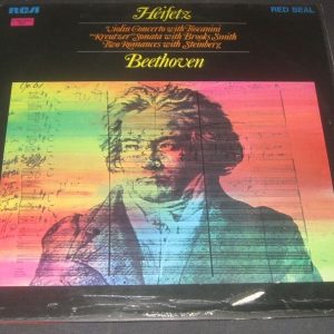 BEETHOVEN VIOLIN CONCERTO Heifetz / Smith / Toscanini RCA DPS 2006 2 LP