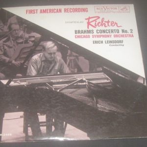 BRAHMS CONCERTO NO. 2 RICHTER / LEINSDORF RCA LM 2466 LP 1960