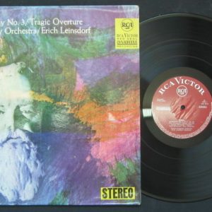 BRAHMS Symphony No 3 Leinsdorf RCA LSC 2936 Israeli 1st Press lp ED1 60’s RARE