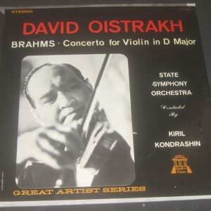 BRAHMS – Violin Concerto Oistrakh / Kondrashin HOFS 508 LP
