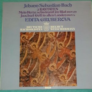 Bach – 2 cantatas Gruberova , Winschermann ? RCA RL 30395 LP EX