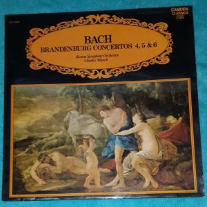 Bach – Brandenburg Concertos 4 5 6 Charles Munch RCA CCV 5033 LP EX
