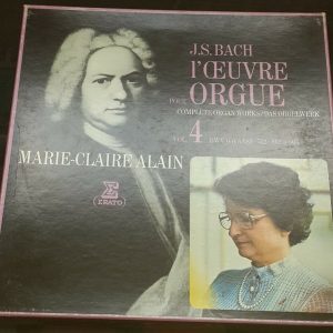 Bach , Marie-Claire Alain ?- Organ Works Erato STU 71356 4 lp Box EX