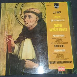 Bach Quatre Messes Breves Redel Winschermann  Philips 6701 021 2 lp EX