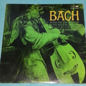 Bach ‎- Suites No. 2 & 3  Ansermet  London Records  CS 6243 LP