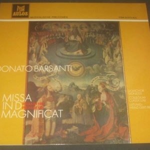 Barsanti  Missa in D Psalm 115 / 127  Magnificat Collegium Classicum FSM LP EX
