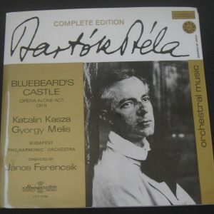 Bartok – Bluebeard’s Castle Ferencsik / Melis / Katalin Kasza Hungaroton lp EX