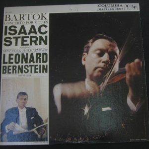 Bartok Concerto For Violin Isaac Stein / Bernstein Columbia 6 Eye ML 5283 lp EX