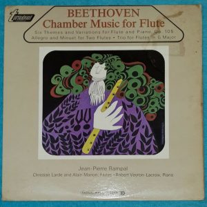 Beethoven ‎- Chamber Music For Flute Rampal Veyron-Lacroix Vox Turnabout LP
