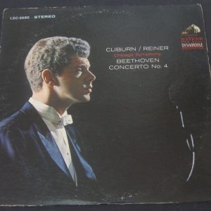 Beethoven ‎– Concerto No. 4 Reiner / Cliburn RCA LSC-2680 LP USA 1963