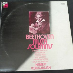 Beethoven – Missa Solemnis  Karajan Angel SLS 979 2 LP EX