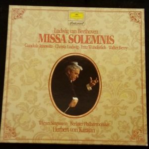 Beethoven  Missa Solemnis  Karajan  DGG 410 535-1 2 LP Box