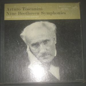 Beethoven Nine Symphonies Toscanini RCA LM 6901 7 lp Box 1958