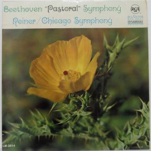 Beethoven – Pastoral Symphony LP Chicago Symphony Fritz Reiner RCA LM  2614 ED1