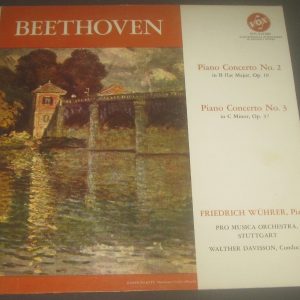 Beethoven Piano Concerto No. 2 / 3 Wuhrer / Davisson Vox STPL 513.060 LP EX