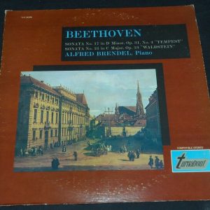 Beethoven‎ Piano Sonata No. 17 / 21  Brendel  Vox Turnabout TV-S 34394 lp ex