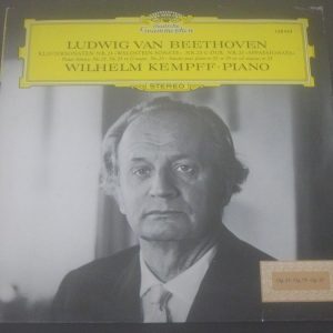 Beethoven Piano Sonatas Nos. 21 , 25 , 23 Wilhelm Kempff DGG 138943 LP EX