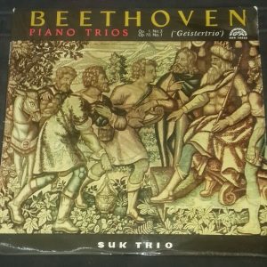 Beethoven ‎– Piano Trios Suk Trio Supraphon ‎SUA 10523  LP EX