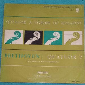 Beethoven Quartet No.7 Budapest String Quartet Philips  A 01.235 L LP
