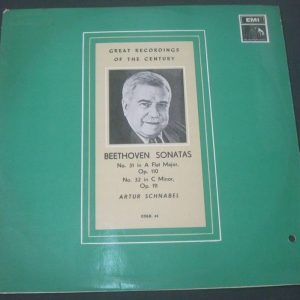 Beethoven  Sonatas Nos. 31 & 32   Artur Schnabel – Piano HMV COLH 63 lp
