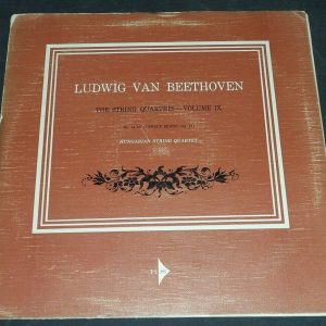 Beethoven  String Quartet  Hungarian String Quartet The Record Society 6050 lp