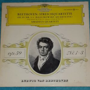 Beethoven –  String Quartets  Amadeus Quartett  DGG LPM 18 894/95 Tulips 2 LP EX