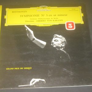 Beethoven Symphony NO. 5   Karajan ‎  DGG 138804 LP EX