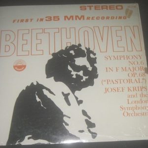 Beethoven Symphony No. 6 Josef Krips Everest ‎ SDBR 3086 LP EX