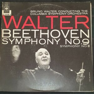 Beethoven – Symphony No. 8 / 9 Bruno Walter CBS 61011/12 2 LP