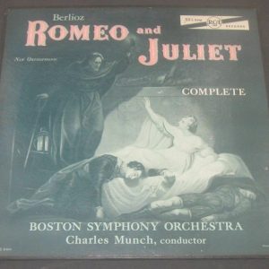 Berlioz Romeo and Juliet complete Munch RCA LM 6011 2 LP Gatefold USA 50’s
