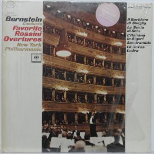 Bernstein Conducts Favorite Rossini Overtures The Barber of Seville Columbia LP
