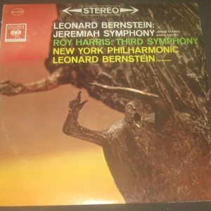 Bernstein Jeremiah Symphony Harris Third Symphony Tourel Columbia‎ MS 6303 LP