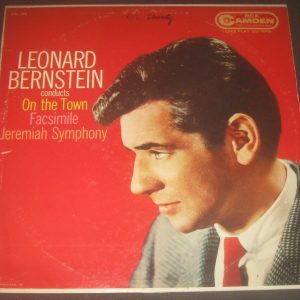 Bernstein Jeremiah Symphony RCA Camden CAL 196 USA LP