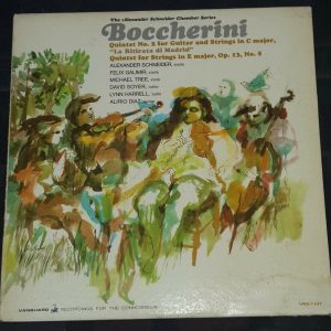 Boccherini Quintet For Strings  Diaz Schneider Galimir Vanguard VRS-1147 lp 1965