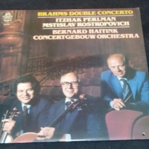 Brahms – Double Concerto Perlman , Rostropovich , Haitink Angel ASD 3905 LP EX