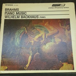 Brahms Piano Recital Wilhelm Backhaus  London Records STS 15047 lp EX