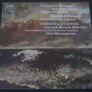 Brahms / ‎Wagner – Christa Ludwig / Moore / Klemperer HMV EMI Electrola lp EX
