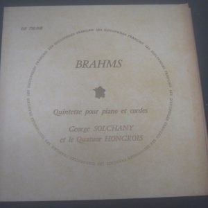 Brahms piano strings Quintet Solchany / Hungarian Discophiles Df 730.038 LP