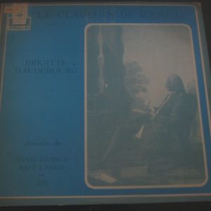 Brigitte Haudebourg The Rameau Harpsichord CBS 61420 lp EX
