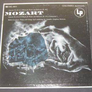 CASADESUS / SZELL – Mozart Piano Concerto No 24 / 26 Columbia 6 Eye ML 4901 lp