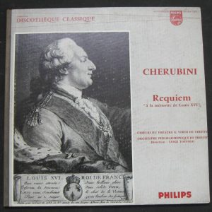 CHERUBINI REQUIEM .   Luigi Toffolo     . Tresors Classiques Philips lp