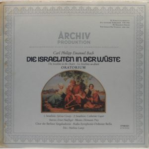 C.P.E. BACH – The Israelites in the Desert – Oratorium RSO Berlin / Lange ARCHIV