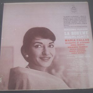 Callas Moffo di Stefano Votto – La Boheme Highlights Angel ?? 35939 LP