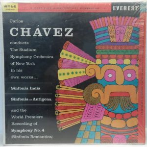Carlos Chavez – Sinfonia de Antigona / Sinfonia India LP New York Stadium Symph
