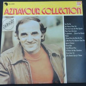 Charles Aznavour ‎- Aznavour Collection  EMBASSY OU 2091 Israeli lp Israel EX